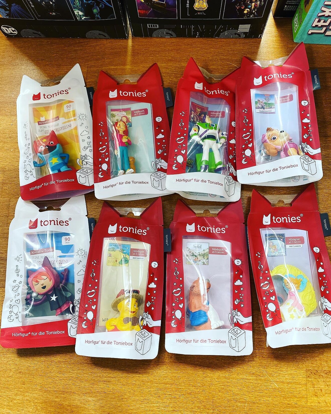 KinderKiste Leichlingen, Spielwaren, Fachgeschäft, Leichlingen, Opladen, Leverkusen, Burscheid, Langenfeld, Solingen, Tonies, Geschichten, Spielwarengeschäft Die neuen Tones im Mai